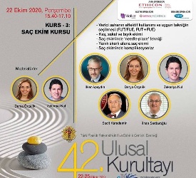 Türk Plastik Rekonstrüktif ve Estetik Cerrahi Derneği – 42. Ulusal Kurultayı’nda görevliyiz