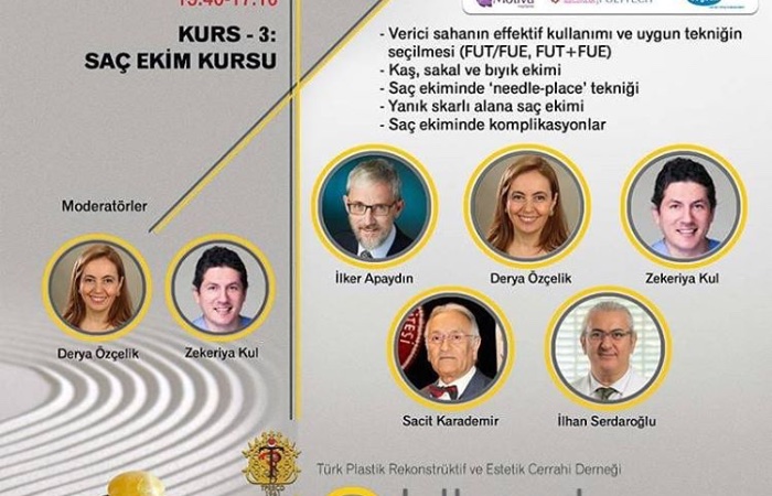 Türk Plastik Rekonstrüktif ve Estetik Cerrahi Derneği – 42. Ulusal Kurultayı’nda görevliyiz