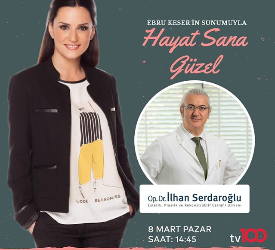Bugün TV 100 kanalı “Hayat Sana Güzel” programı canlı yayınına konuğum 