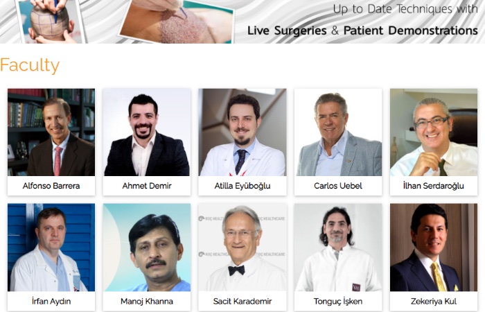 1. ISAPS Saç Ekimi Kursu’nda sunum yaptım